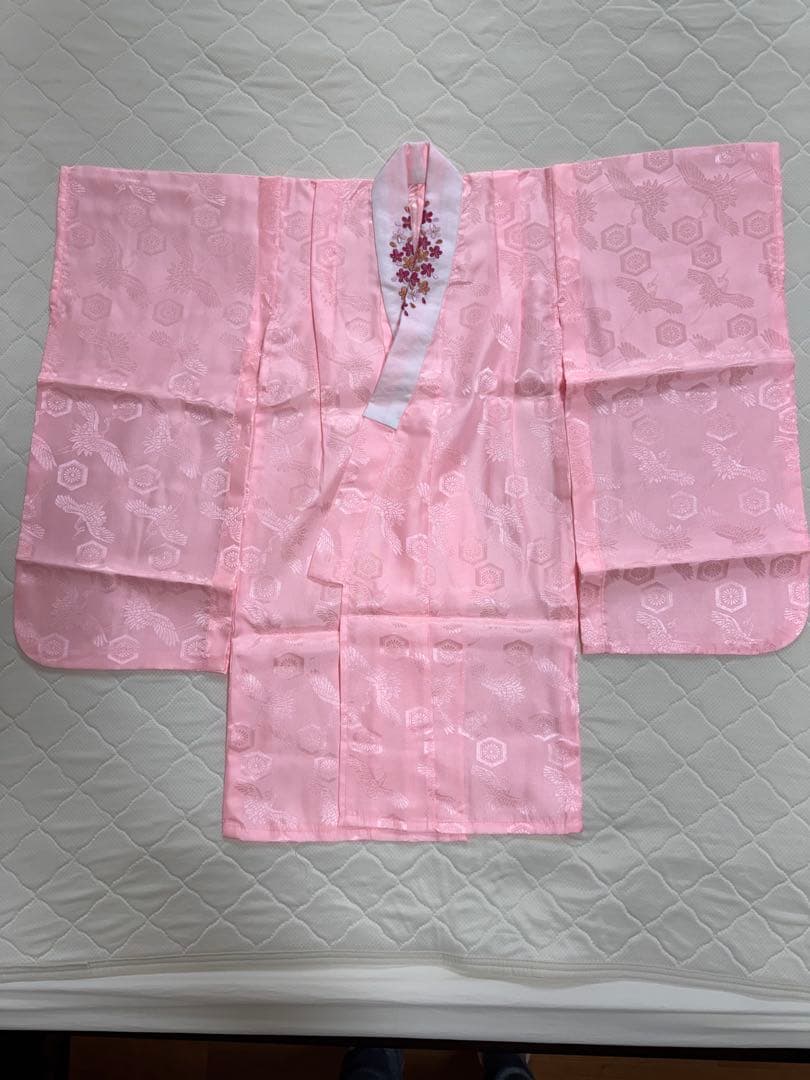 七五三　3才　総絞り　セット　赤