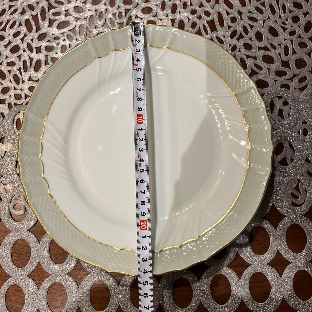 リチャードジノリ　ベッキオグレース　24.5 洋皿　6枚　未使用