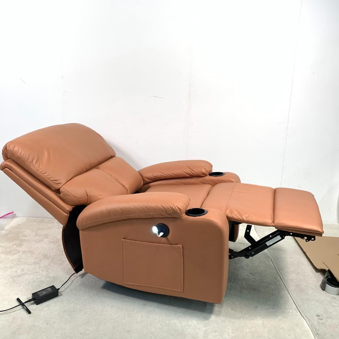 新品電動リクライニング ソファー 1人掛け 電動ソファー1712-220