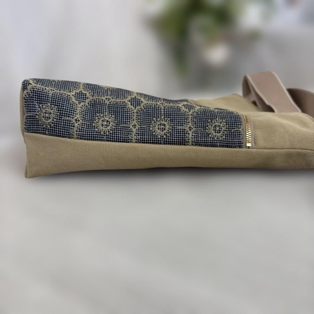 ミナペルホネン　Anemone と８号帆布 ショルダーバック　ハンドメイド