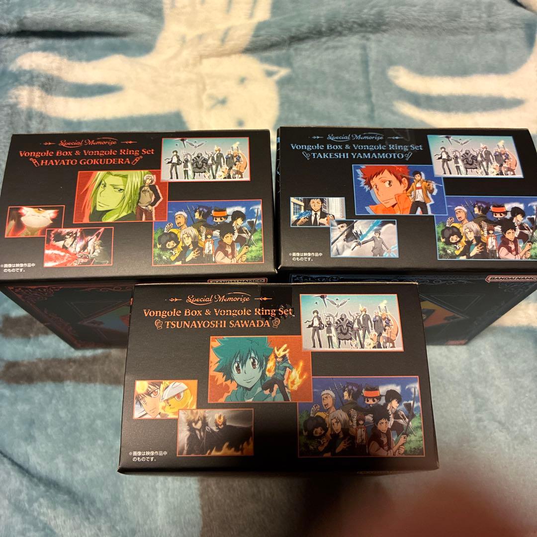 家庭教師ヒットマンREBORN ボンゴレ匣　ヴァリアー匣　リングセット