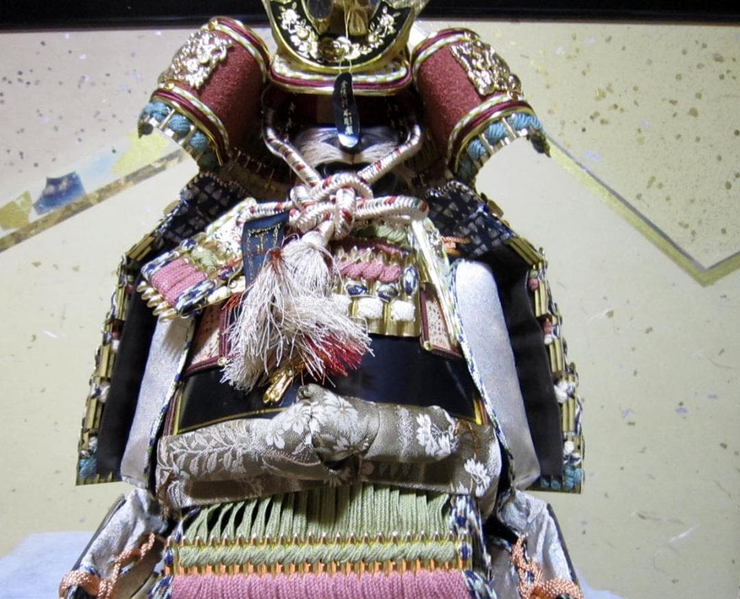 ５月人形 10号 鎧飾り（甲冑） じゅらく 正絹縅　〖仰秀作〗