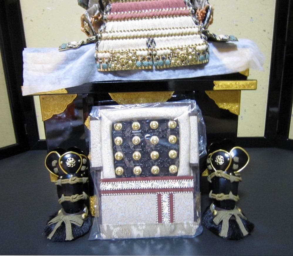 ５月人形 10号 鎧飾り（甲冑） じゅらく 正絹縅　〖仰秀作〗