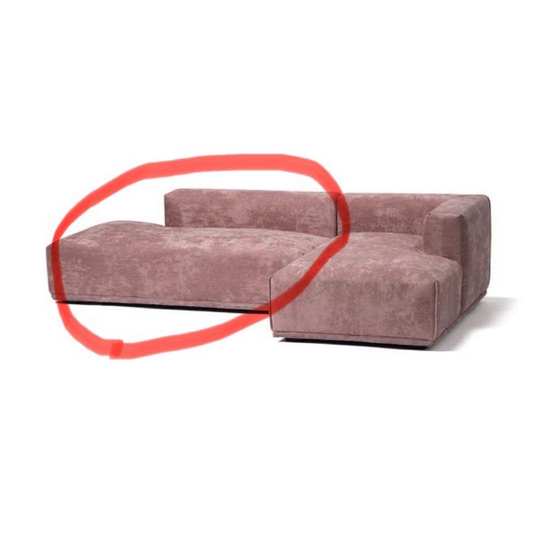 ②Francfranc フランフラン メーネ ソファ 2 R ピンク