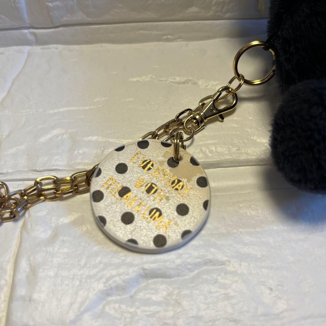 モノクロ リラックマ ブラック ぬいぐるみ キーホルダー 2016 レア