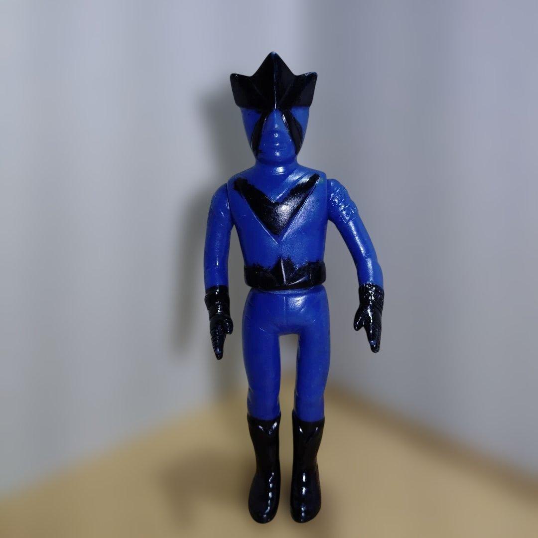 無版権 レインボーマン ダッシュ3 水の化身 パチソフビ 左腕キカイダー