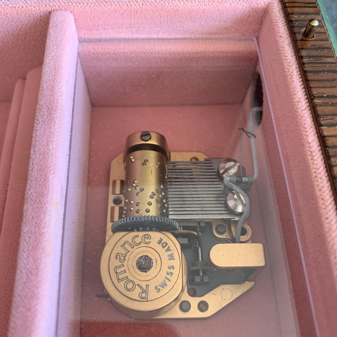 美品 Romance リュージュ イタリア製 宝石箱 スイス製オルゴール