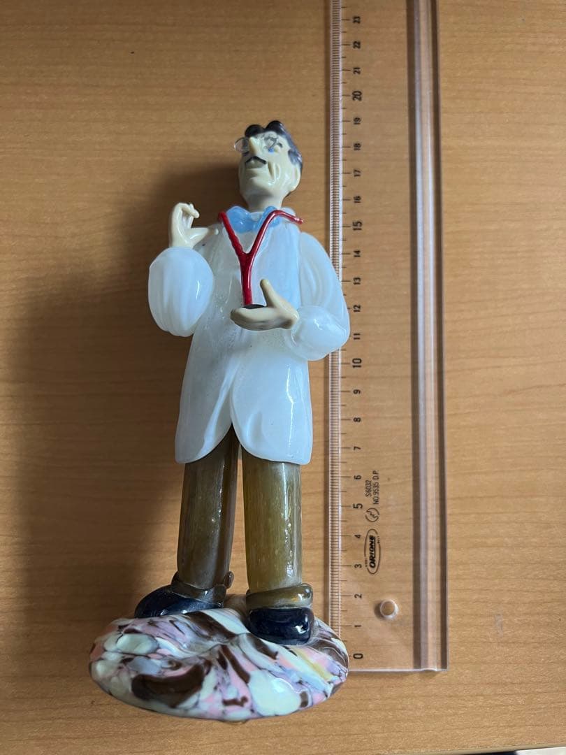 チェコスロバキア　bohemia ドクターシリーズ　ボヘミアガラス　ドクター人形