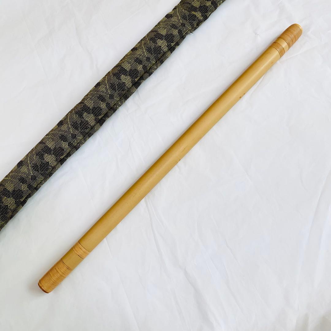 【匿名配送】★美品★篠笛 楽遂 八調子 唄物 八穴 籐巻 自然色