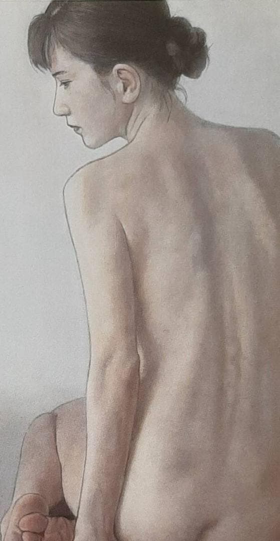 高塚省吾、「あえかな領分」、希少画集の額装画、四季、風景、人気作品