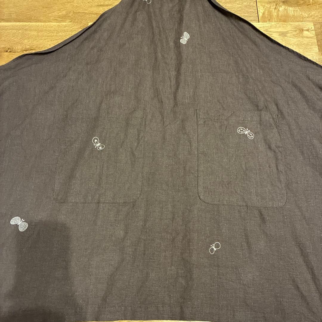 ミナペルホネン　ちょうちょ　エプロン