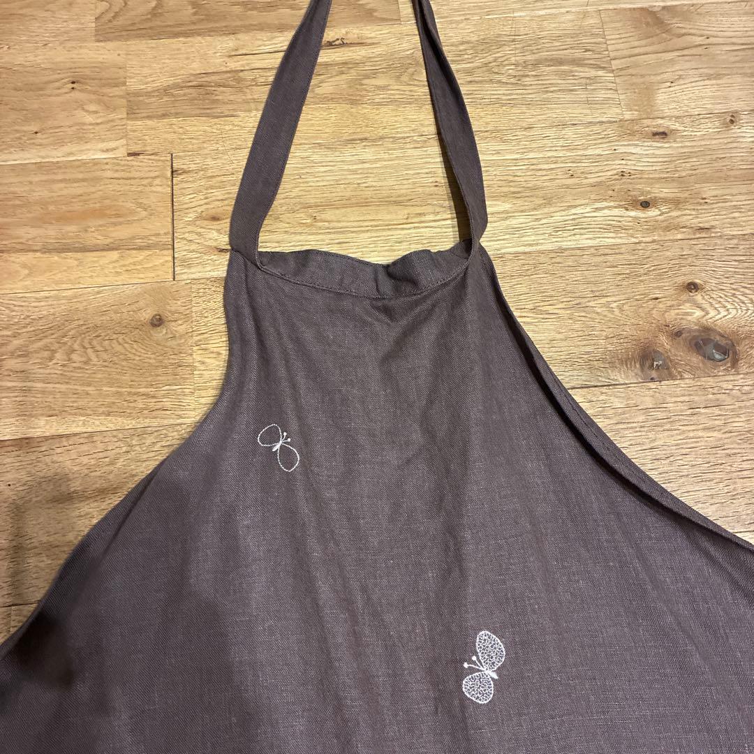 ミナペルホネン　ちょうちょ　エプロン