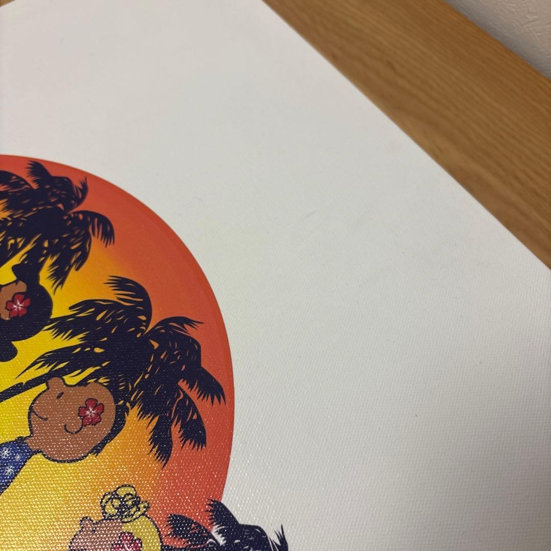 日焼けスヌーピー　キャンバス画　ハワイ限定品　アート