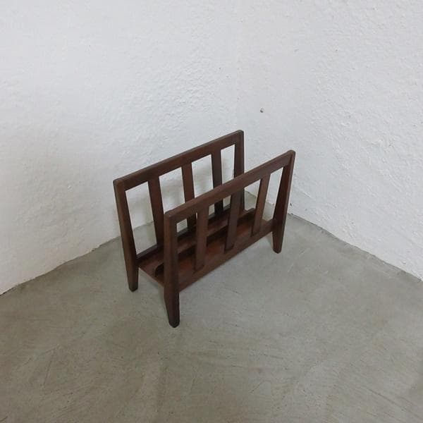 イギリス ビンテージ マガジンラック 雑誌入れ 新聞入れ 英国 6134e