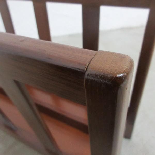 イギリス ビンテージ マガジンラック 雑誌入れ 新聞入れ 英国 6134e