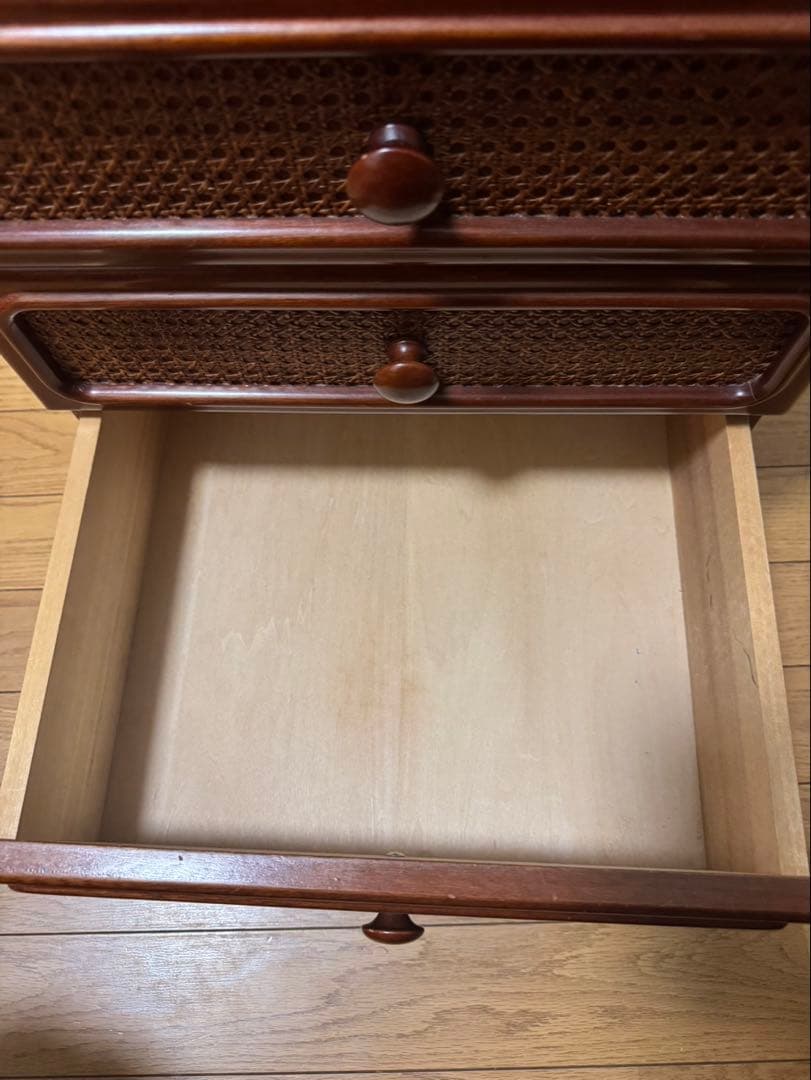 ラタン　ラック　藤　昭和　レトロ　ヴィンテージ 木製