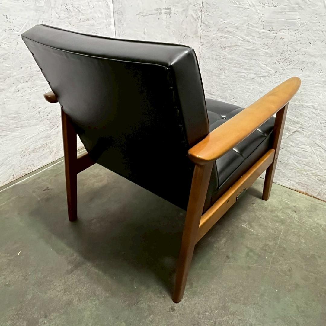 【カリモク】 60 K チェア W36170BW 1人掛け ① A0977