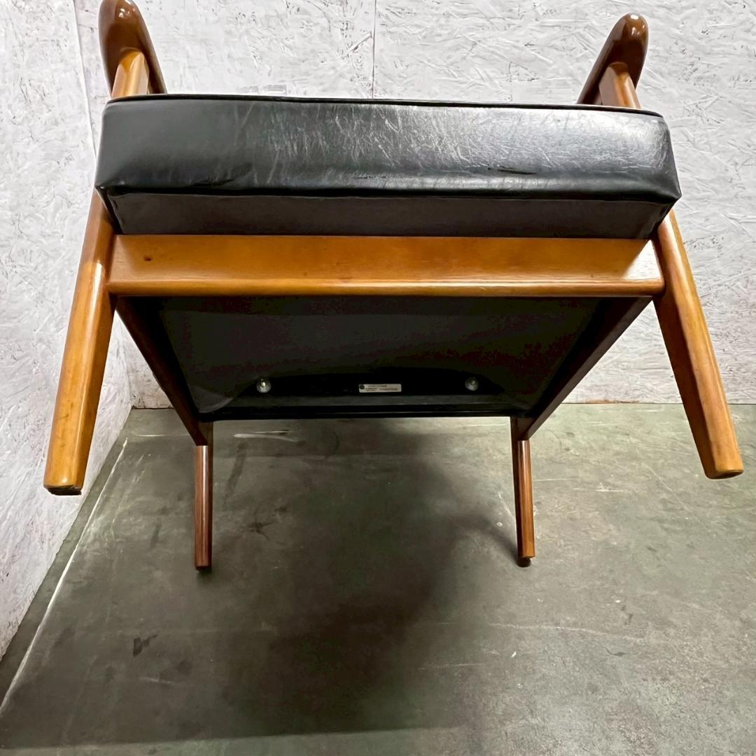 【カリモク】 60 K チェア W36170BW 1人掛け ① A0977