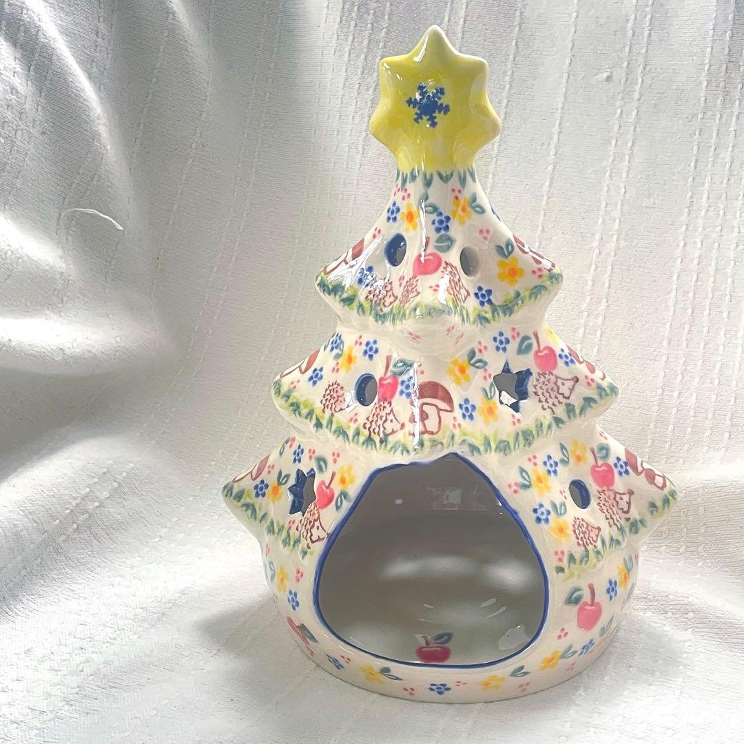 ポーリッシュポタリー　クリスマスキャンドルツリー＆オーナメント