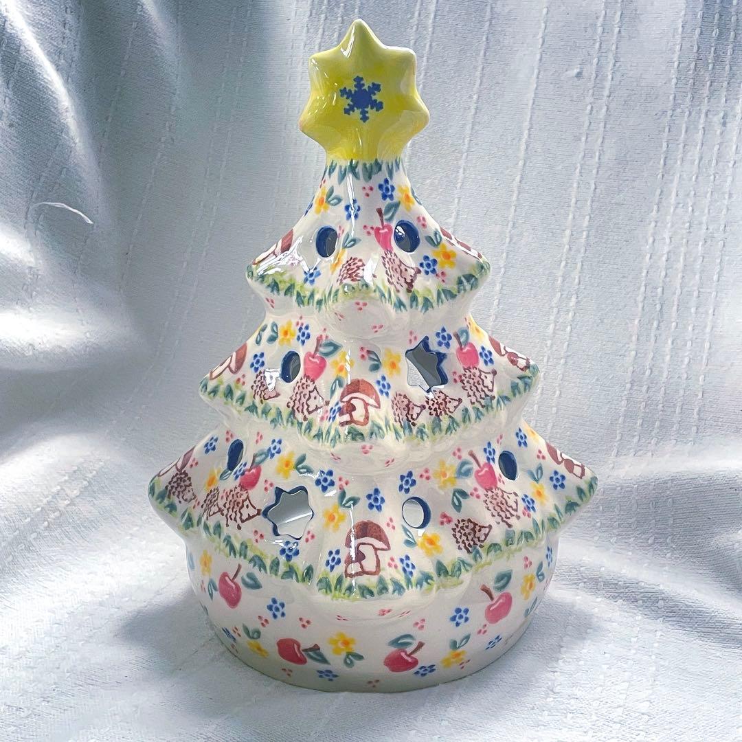 ポーリッシュポタリー　クリスマスキャンドルツリー＆オーナメント
