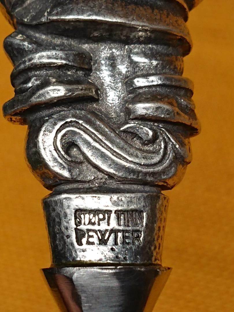 【美品】バイキング　金属　ビンテージ　北欧　置物　工芸品　美術品　A2538