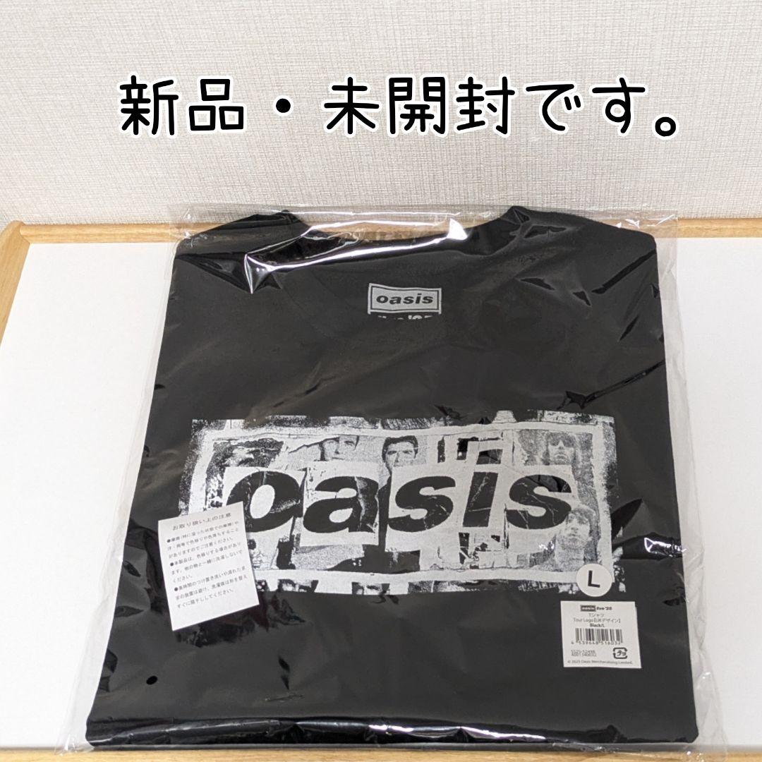 Lサイズ☆oasis live25 Tシャツ ロゴ UKデザイン オアシス 黒 - メルカリ