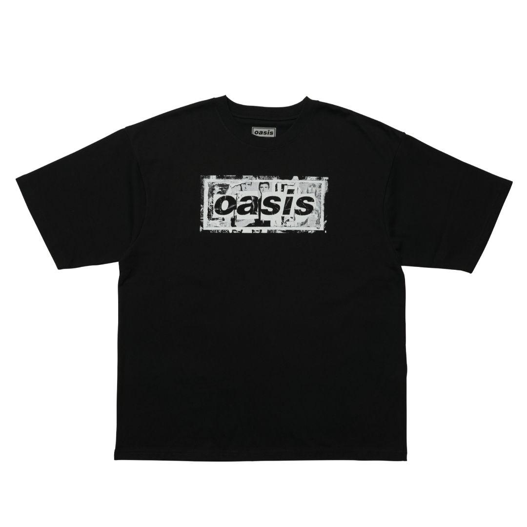 Lサイズ☆oasis live25 Tシャツ ロゴ UKデザイン オアシス 黒 - メルカリ