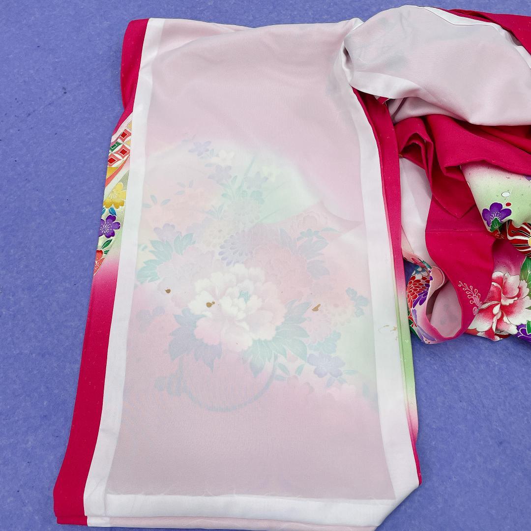 Y★3975★ 子供着物 襦袢付き 一つ身 女の子 七五三 3才