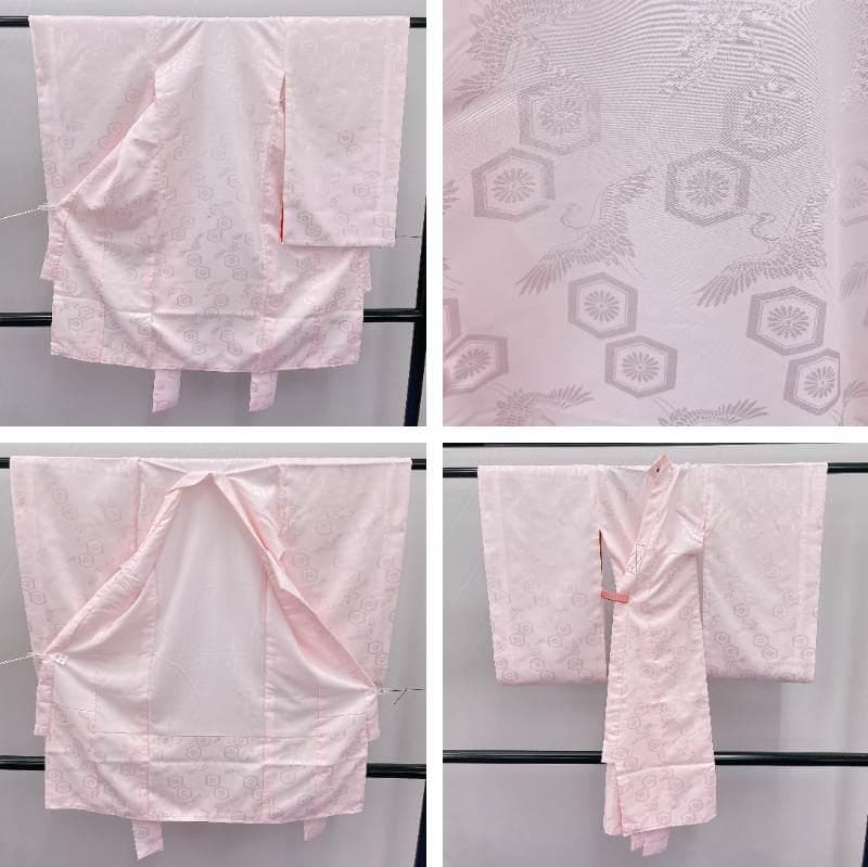 Y★3975★ 子供着物 襦袢付き 一つ身 女の子 七五三 3才