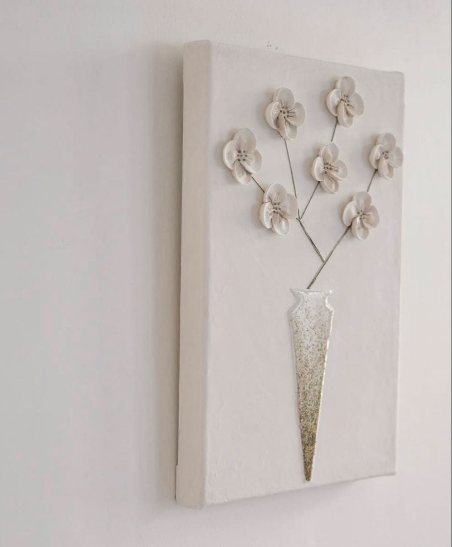 TomoArt「白い花 62」SMサイズ / 抽選販売当選品