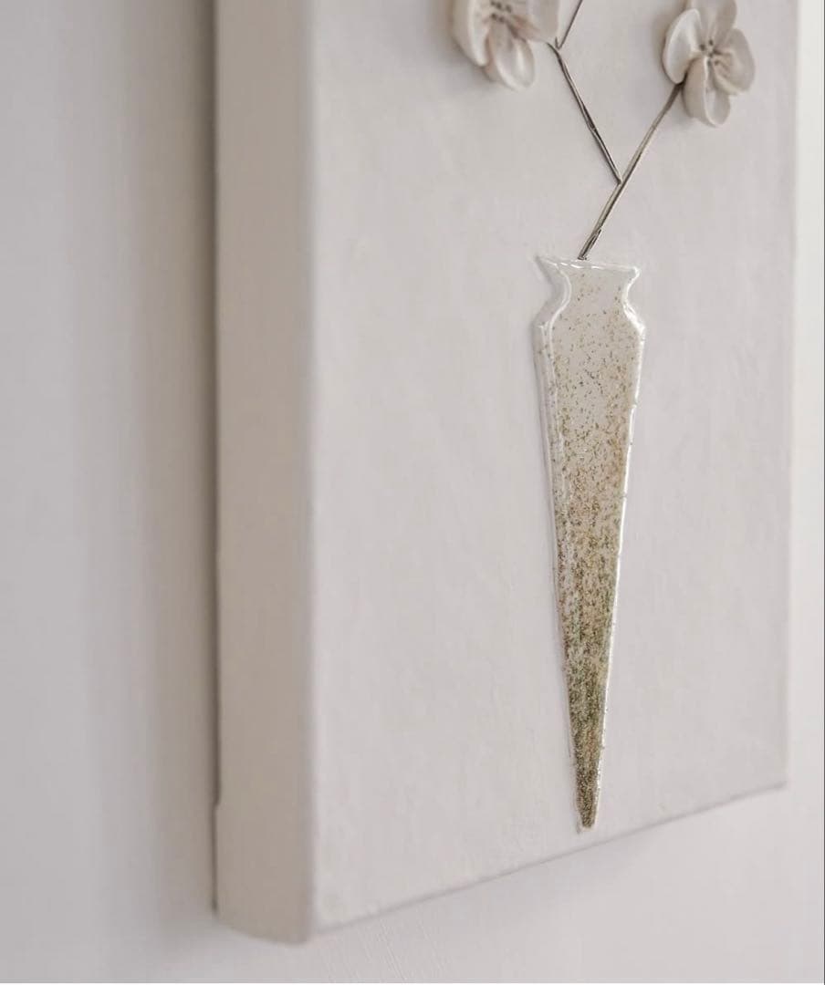 TomoArt「白い花 62」SMサイズ / 抽選販売当選品