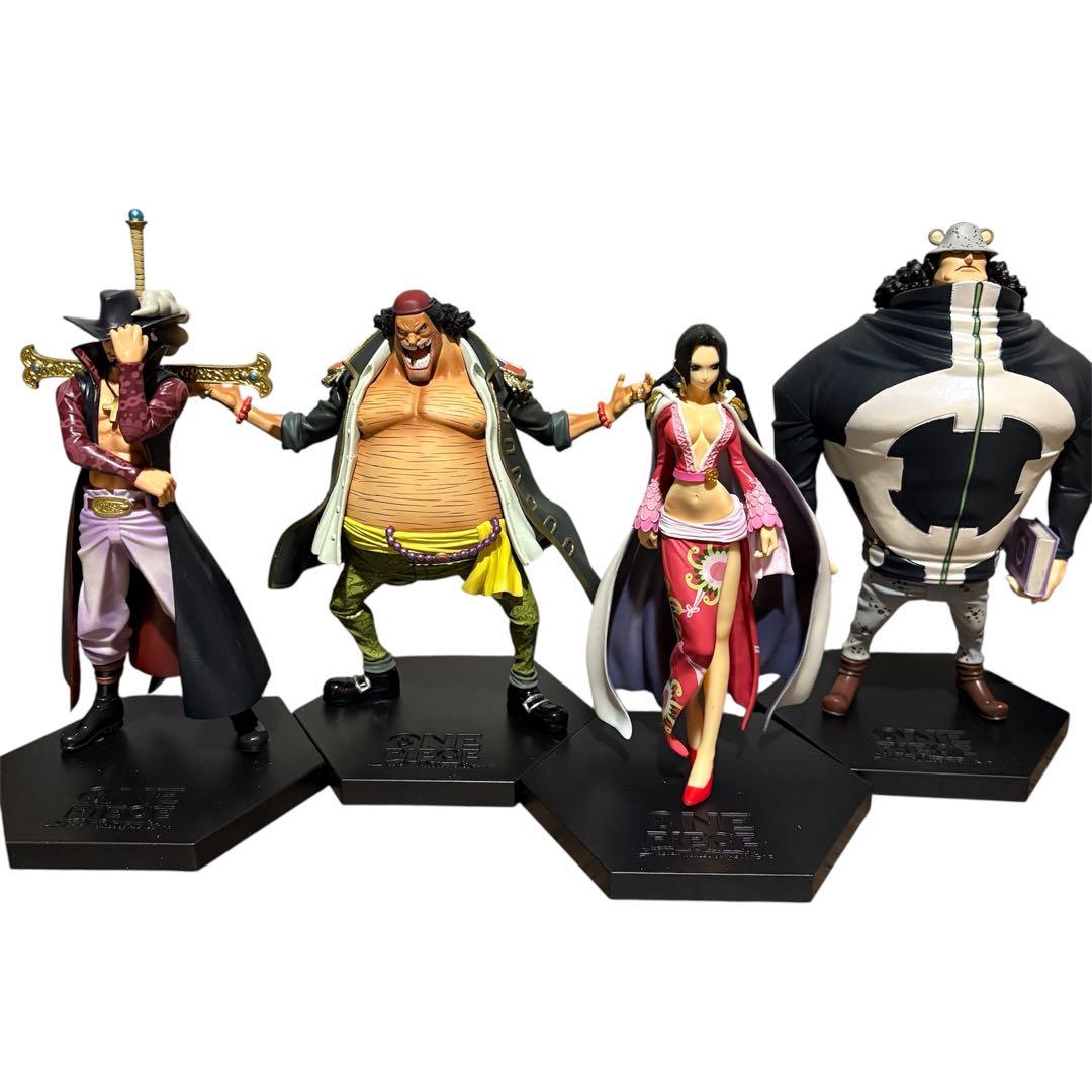 ワンピース / フィギュア ミホーク 黒ひげ ハンコック くま 七武海4体