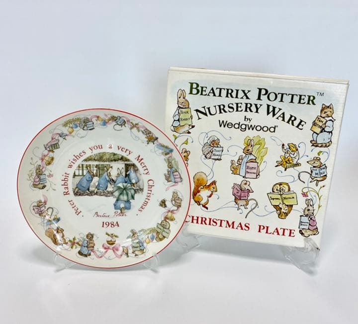 ピーターラビット☆1983-1988年Xmasプレート6枚セット