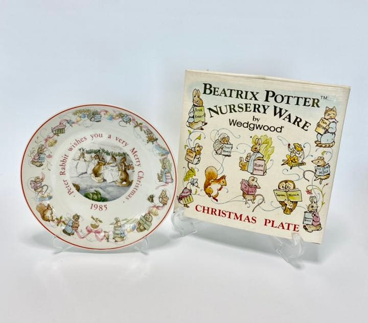 ピーターラビット☆1983-1988年Xmasプレート6枚セット