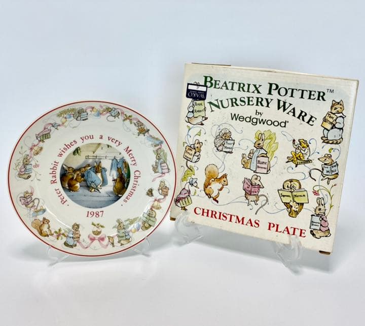ピーターラビット☆1983-1988年Xmasプレート6枚セット