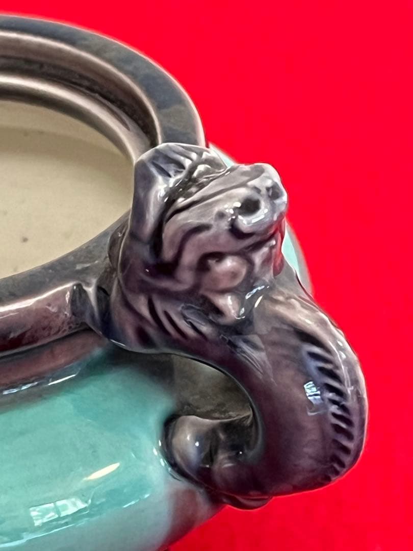 【特価】人間国宝 三代 徳田八十吉(正彦銘) 彩釉 香炉 管理T273