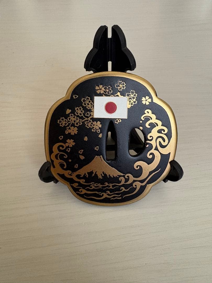 陸上自衛隊 刀 鍔 富士山デザイン JSDF刻印 重さ204g 文鎮 記念品