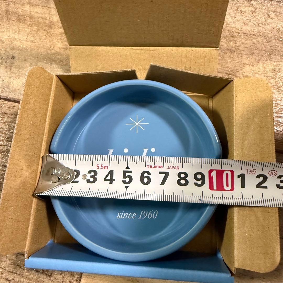 新品未使用品 レア hi-liteオリジナル卓上灰皿 65周年記念モデル ブルー