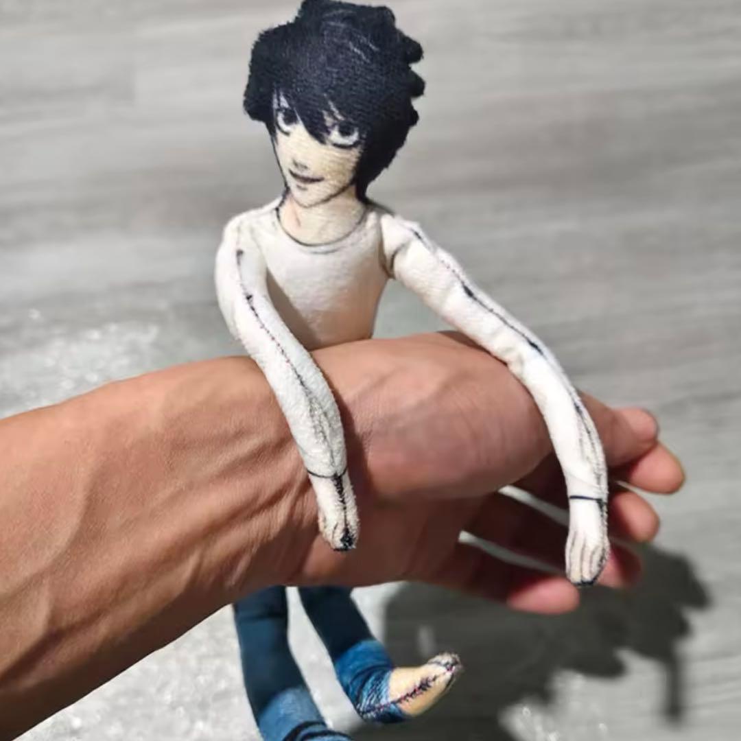 限定品　デスノート 夜神月＆L ぬいぐるみ 2体セット 28cm ツイスト可