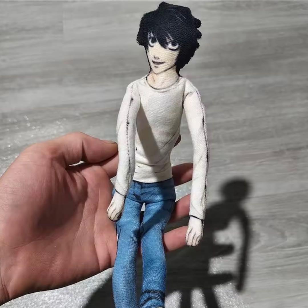 限定品　デスノート 夜神月＆L ぬいぐるみ 2体セット 28cm ツイスト可