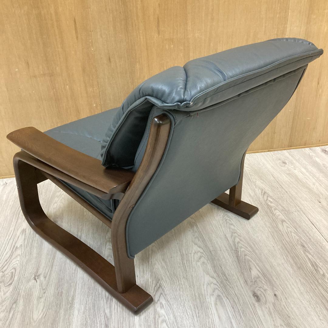 冨士ファニチアFUJI FURNITURE 　本革　1人掛けソファ 1PソファB