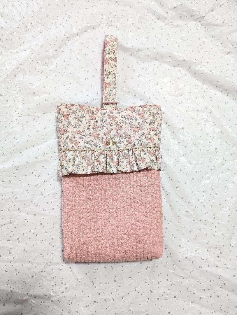 入園入学グッズ オーダー ヌビ リバティ ピンク ふわふわヌビが可愛い