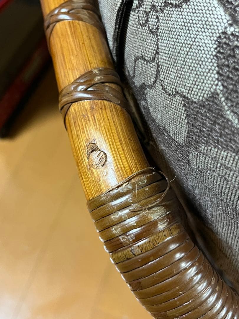 kazama エザンスハイアーム 籐 ラタンチェア 花柄