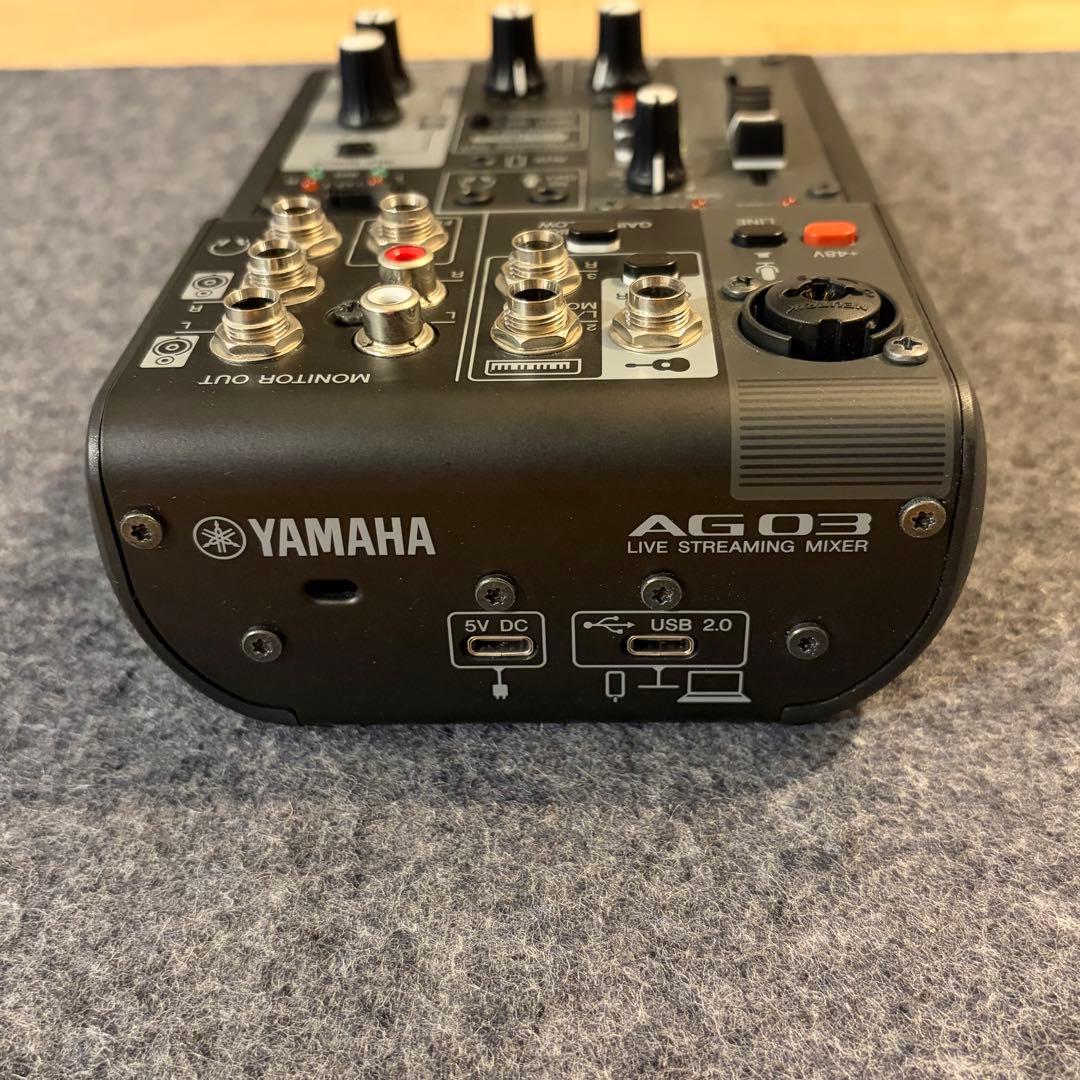 YAMAHA AG03MK2 B オーディオインターフェイス