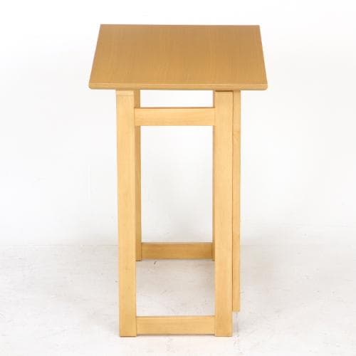 【新品・送料無料】【完成品】フォールディングテーブル ミラン ナチュラル