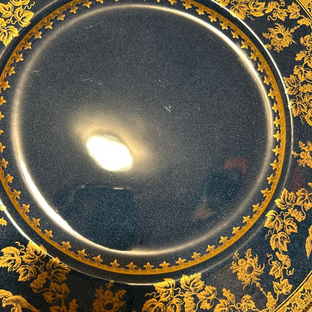 ウェッジウッド　アンティークプレート　パウダーブルー　ディナープレート