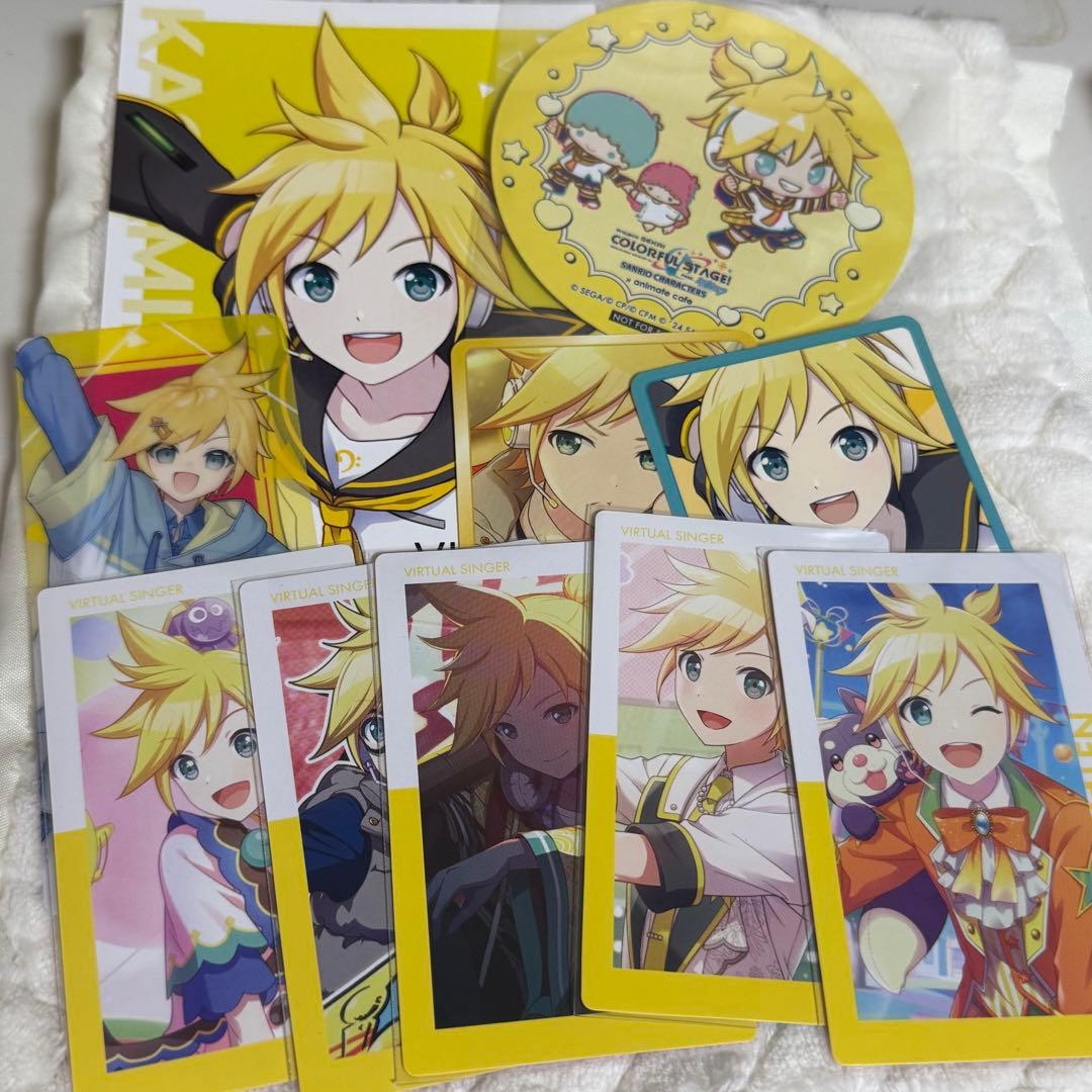 プロセカ 鏡音レン エピカ ポストカード コースター ステッカー - メルカリ