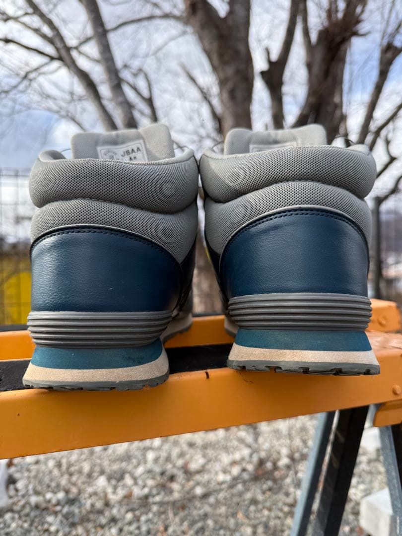 お*ん様 New Balance BOA安全靴 ネイビー/ホワイト ハリスバーグ