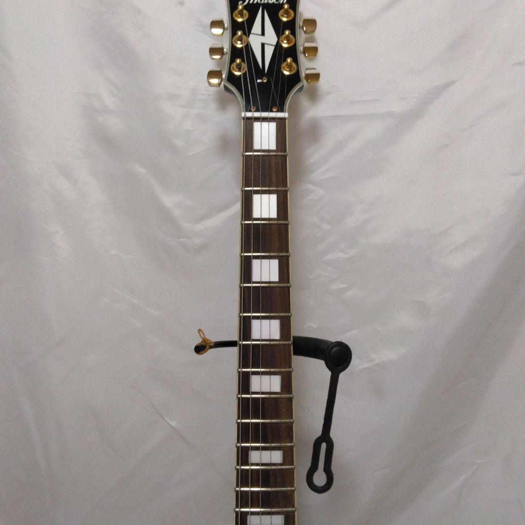 レスポール カスタムモデル 黒 メイソン/ソフトケース ベルト シールド付き