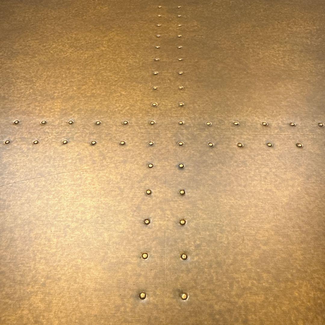 【廃盤】 クラッシュゲート 関家具 ハンターct リビングテーブル　真鍮 木製